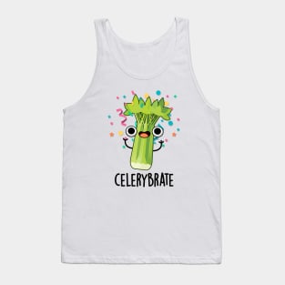 Celery-brate Cute Veggie Celery Pun Tank Top